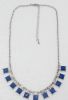 blue stone necklace -ct102909